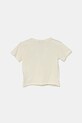 Детская хлопковая футболка United Colors of Benetton 3I1XG10I4.P.Seasonal бежевый SS25