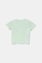 Дитяча бавовняна футболка United Colors of Benetton 3I1XG10I4.P.Seasonal бірюзовий SS25