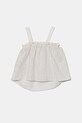 United Colors of Benetton top lniany dziecięcy 59Y6CH00A.G.Seasonal beżowy SS25