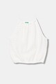 United Colors of Benetton top dziecięcy wzorzyste biały 5WYWCH00C.G.Seasonal
