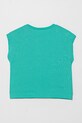United Colors of Benetton gyerek pamut póló 3JERC10PB.G.Seasonal türkiz SS25