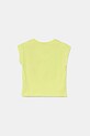 Detské bavlnené tričko United Colors of Benetton 3JERC10PB.G.Seasonal zelená SS25