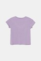 United Colors of Benetton tricou de bumbac pentru copii 3JERG10J3.P.Seasonal violet SS25