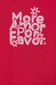 Fete United Colors of Benetton tricou de bumbac pentru copii 3JERG10J3.P.Seasonal roz