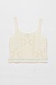 United Colors of Benetton bluzka dziecięca 114FQH00B.G.Seasonal beżowy SS25