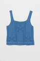 United Colors of Benetton bluzka dziecięca casual niebieski 114FQH00B.G.Seasonal