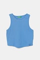 Detský bavlnený top United Colors of Benetton bavlna modrá 31H3CH01F.G.Season.PPYA