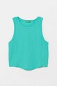 Дитячий бавовняний топ United Colors of Benetton бавовна бірюзовий 31H3CH01F.G.Season.PPYA
