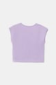 Lány United Colors of Benetton gyerek pamut póló 3I1XC10P0.G.Seasonal lila