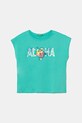 Дитяча бавовняна футболка United Colors of Benetton бавовна бірюзовий 3I1XC10P0.G.Seasonal