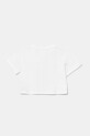 United Colors of Benetton tricou de bumbac pentru copii 3SDLC10OX.G.Seasonal alb SS25