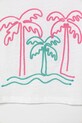 Fete United Colors of Benetton tricou de bumbac pentru copii 3SDLC10OX.G.Seasonal alb