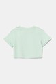 United Colors of Benetton t-shirt bawełniany dziecięcy 3SDLC10OX.G.Seasonal zielony SS25