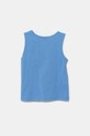 United Colors of Benetton top bawełniany dziecięcy 3I1XGH012.P.Seasonal niebieski SS25
