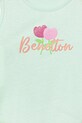 Djevojčice Pamučni dječji top United Colors of Benetton 3I1XGH012.P.Seasonal tirkizna