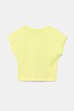 United Colors of Benetton tricou de bumbac pentru copii 3I1XG10JH.P.Seasonal verde SS25