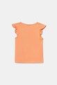 United Colors of Benetton tricou de bumbac pentru copii 3I1XG10JK.P.Seasonal portocaliu SS25