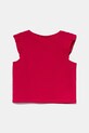 United Colors of Benetton tricou de bumbac pentru copii 3I1XG10JK.P.Seasonal roz SS25