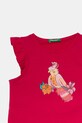 Fete United Colors of Benetton tricou de bumbac pentru copii 3I1XG10JK.P.Seasonal roz