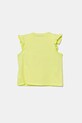 United Colors of Benetton t-shirt bawełniany dziecięcy 3I1XG10JK.P.Seasonal zielony SS25