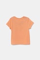 Παιδικό βαμβακερό μπλουζάκι United Colors of Benetton 3I1XG10JJ.P.Seasonal πορτοκαλί SS25