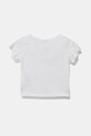 United Colors of Benetton tricou de bumbac pentru copii 38V4G10JI.P.Seasonal alb SS25
