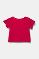 Дитяча бавовняна футболка United Colors of Benetton 38V4G10JI.P.Seasonal рожевий SS25