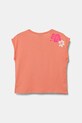 United Colors of Benetton tricou de bumbac pentru copii x Disney 3JERC10P2.G.Seasonal portocaliu SS25