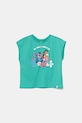 Детская хлопковая футболка United Colors of Benetton x Disney хлопок бирюзовый 3JERC10P2.G.Seasonal