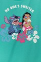 Lány United Colors of Benetton gyerek pamut póló x Disney 3JERC10P2.G.Seasonal türkiz