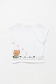 Dievča Detské bavlnené tričko United Colors of Benetton 3JERG10JC.P.Seasonal biela