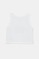 United Colors of Benetton top din bumbac pentru copii 3I1XCH01Z.G.Seasonal alb SS25