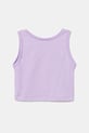 United Colors of Benetton top din bumbac pentru copii 3I1XCH01Z.G.Seasonal violet SS25