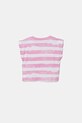 United Colors of Benetton tricou de bumbac pentru copii 3SL3C10OW.G.Seasonal roz SS25
