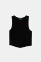 United Colors of Benetton top din bumbac pentru copii uni negru 31H3CH01F.G.Reproposed