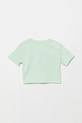DÍVKA Dětské bavlněné tričko United Colors of Benetton 35RYC10OZ.G.Seasonal zelená