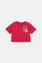 United Colors of Benetton tricou de bumbac pentru copii print roz 35RYC10OZ.G.Seasonal