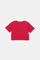 United Colors of Benetton tricou de bumbac pentru copii 35RYC10OZ.G.Seasonal roz SS25