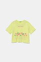 United Colors of Benetton tricou de bumbac pentru copii print verde 35RYC10OZ.G.Seasonal