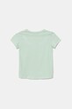 United Colors of Benetton tricou de bumbac pentru copii 3I1XG10JB.P.Seasonal verde SS25
