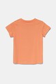 United Colors of Benetton tricou de bumbac pentru copii 3I1XG10JB.P.Seasonal portocaliu SS25