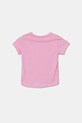 Detské bavlnené tričko United Colors of Benetton 3I1XG10JB.P.Seasonal ružová SS25