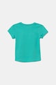 United Colors of Benetton tricou de bumbac pentru copii 3I1XG10JB.P.Seasonal turcoaz SS25
