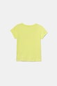 United Colors of Benetton tricou de bumbac pentru copii 3I1XG10JB.P.Seasonal verde SS25
