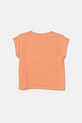 Παιδικό βαμβακερό μπλουζάκι United Colors of Benetton 3I1XC10P1.G.Seasonal πορτοκαλί SS25