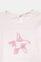 Fete United Colors of Benetton tricou bebe 3I1XA106C.G.W.Seasonal roz