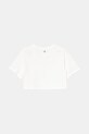 United Colors of Benetton tricou de bumbac pentru copii 3096C10PC.G.Seasonal alb SS25