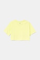Otroška bombažna kratka majica United Colors of Benetton 3096C10PC.G.Seasonal zelena SS25