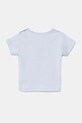 United Colors of Benetton tricou din bumbac pentru bebeluși 3I1XA1067.W.Seasonal albastru SS25