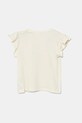 United Colors of Benetton tricou din bumbac pentru bebelusi 3096A106F.W.Seasonal bej SS25